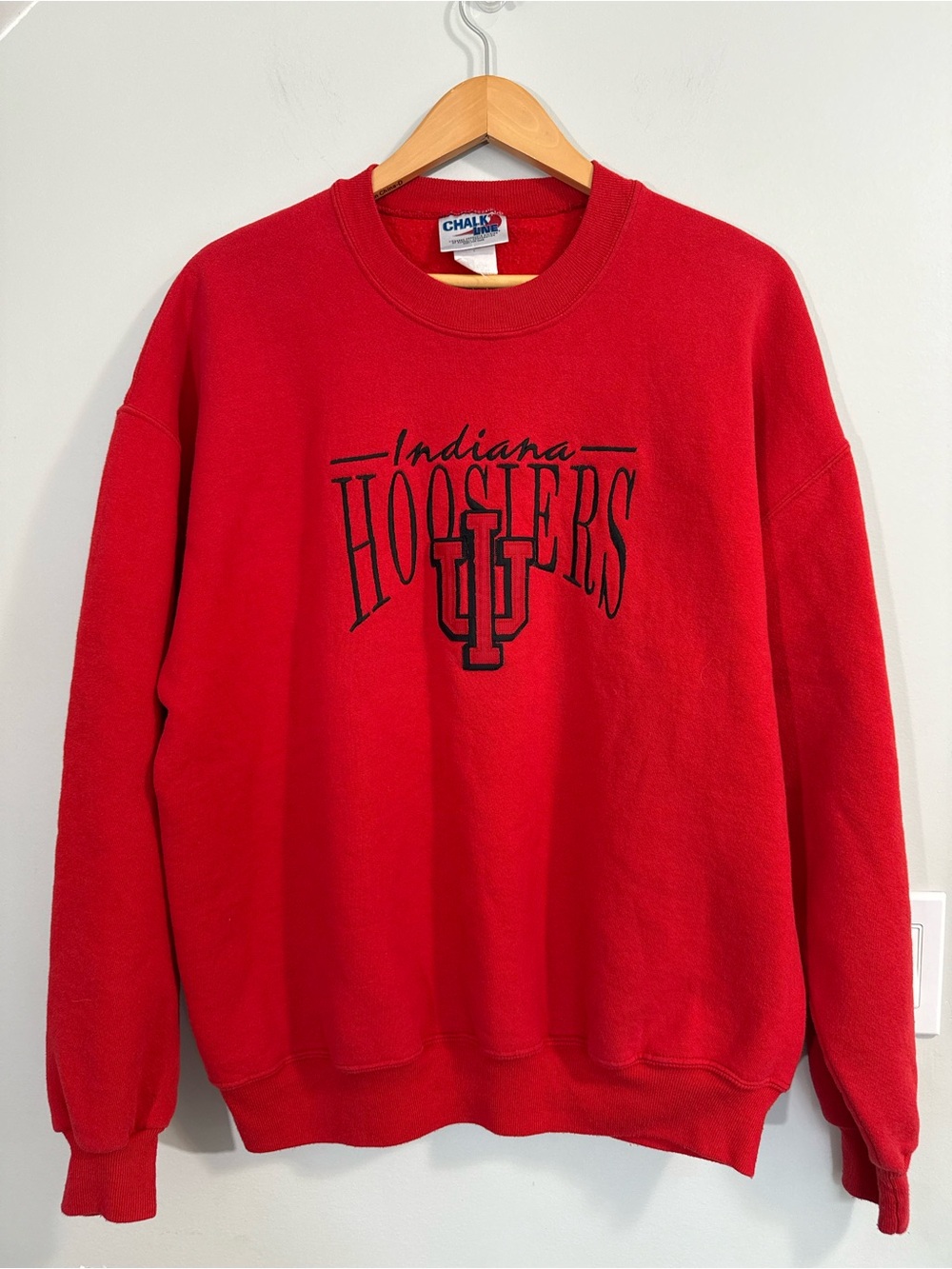 Vintage Y2K Chalk Line Indiana University Hoosiers Crewneck Sweatshirt